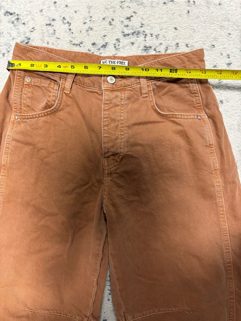FREE PEOPLE WE THE FREE GOOD LUCK MID-RISE BARREL JEANS - Picture 8 of 10